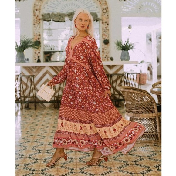 Spell & The Gypsy Portobello Road Gown Dress Large NEW